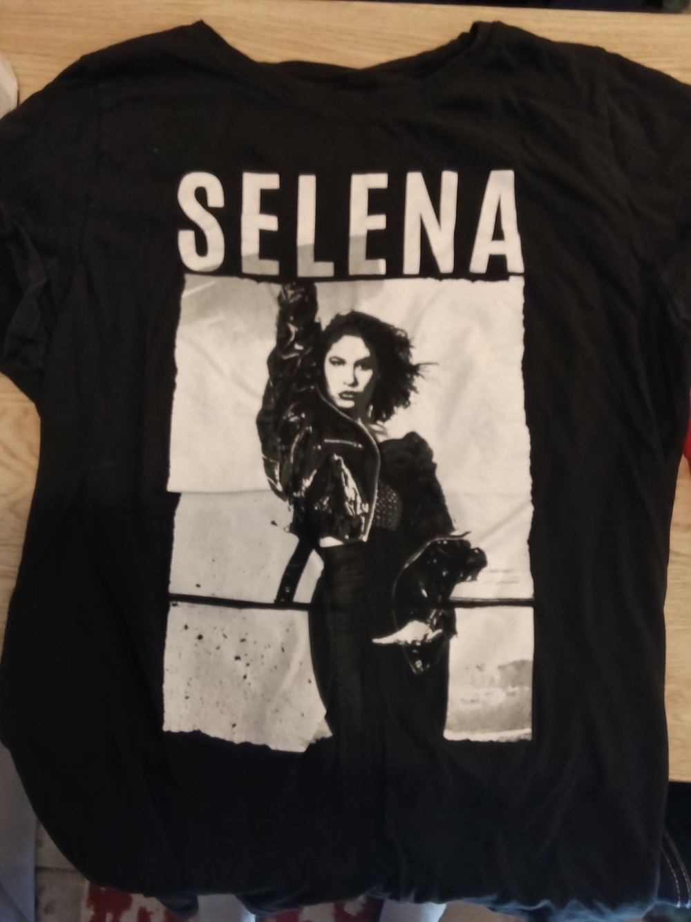 Black Selena Graphic Tee - Women's Top